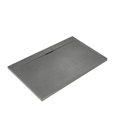 Image of Ideal Standard i.life Ultra Flat S Non Slip Shower Tray 1600 x 800mm Concrete Grey T5225FS
