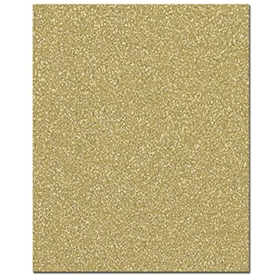Image of arkCRAFT 5 x A4 Premium Quality 160gsm Glitter Card Sheets (Gold)