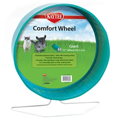 Image of Kaytee Comfort Exercise Wheel, 12 inch, for Chinchillas, Rats (Assorted Colours)