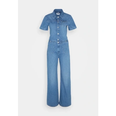 Image of Pepe Jeans Evelyn Jumpsuit, Women&#039;s, Size: Large, Denim