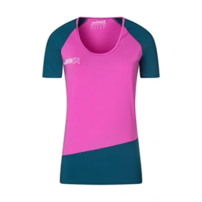 Image of Rock Experience Women&#039;s Merlin SS T Shirt, 0834 Super Pink+1484 Moroccan Blue, XXL