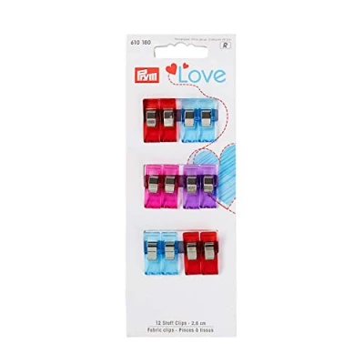 Image of Prym Clips, Multi, 18 x 6.7 1.2 cm