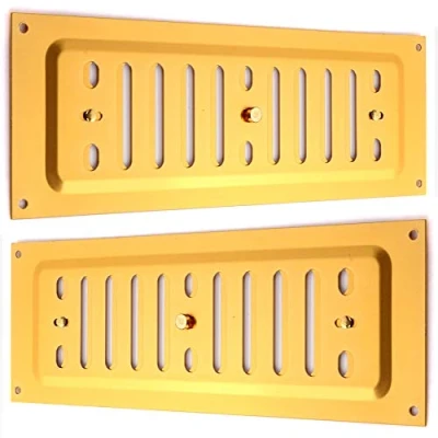 Image of 2X Single Brick 9&quot; x 3&quot; Adjustable Hit &amp; Miss Air Vent Covers
