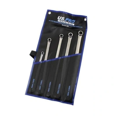 Image of US PRO INDUSTRIAL 5pc Grip Grabber Extra Long Aviation Spanner Set 8 19mm 3947