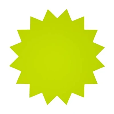 Image of Folia 671 911 Advertising Symbol Star (Pack of 20) Yellow