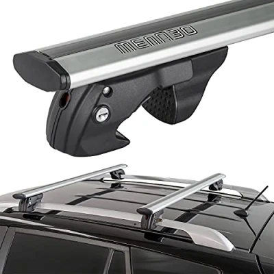 Image of UKB4C Aluminium Roof Rack Wide &amp; Flat Bars fits Superb 2009 2016 Combi Estate 5 door