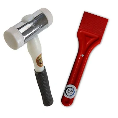 Image of Virtual Plastics Glazing Kit Paddle and Thor 710 Nylon Hammer