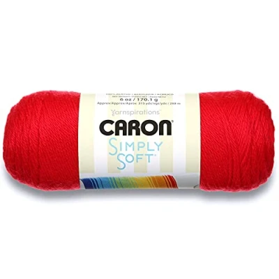 Image of Caron Simply Soft, Red, 170.1g