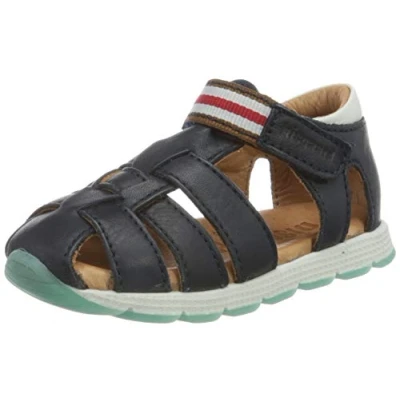 Image of Bisgaard Unisex Kids Cali Closed Toe Sandals, Blue (Navy 1402), 24 EU