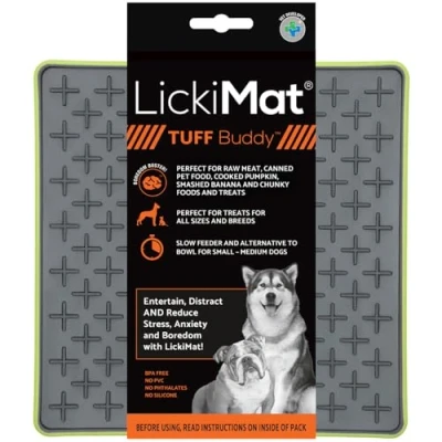 Image of LICKI MAT Dog Bowl Buddy Tuff Green 20Cm (645.5452)