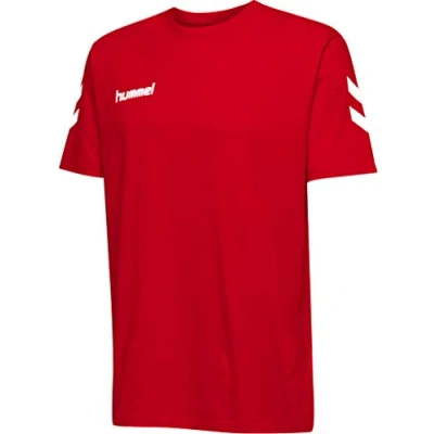 Image of hummel Men&#039;s Hmlgo Cotton T Shirt S/S True Red