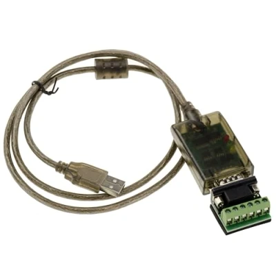 Image of KALEA INFORMATIQUE USB to RS 422 485 converter with FTDI FT232 Chipset. wire or DB9 plug mounting