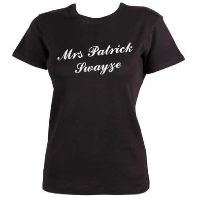 Image of Dead Fresh Mrs Patrick Swayze T Shirt, XL Black