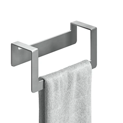 Image of WEISSENSTEIN Self Adhesive Hand Towel Rail 3M VHB Industrial Strength 100% Stainless Steel 22cm Silver