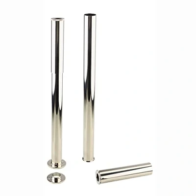 Image of ENKI, P31, Traditional Adjustable Shrouds for Roll to Baths, Standpipes (not Freestanding), Vintage Gold