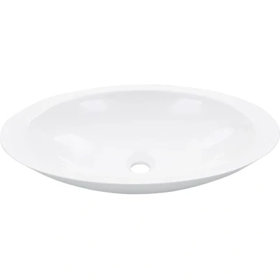 Image of vidaXL Wash Basin 59.3x35.1x10.7 cm Mineral Cast/Marble Cast White