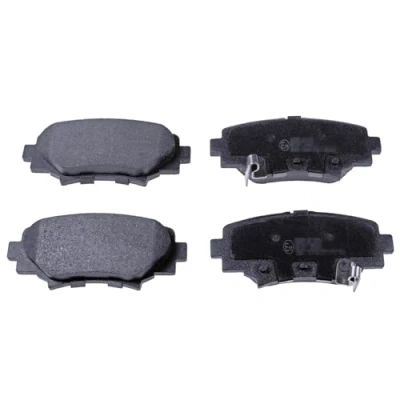 Image of B4Y02648ZA, B4Y02648ZB, B4Y02648ZC, BJY72648ZA Brake pad set BLUE PRINT ADM542109 Rear Axle with acoustic wear warning MAZDA: 3 Hatchback, Saloon