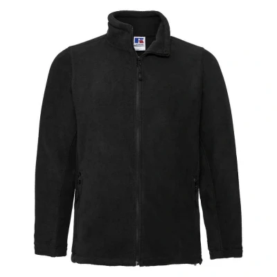 Image of Russell Athletic Mens Outdoor Fleece Jacket (Black) Size 3XL