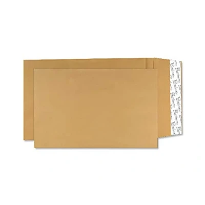 Image of Blake Avant Garde C4 324 x 229 25 mm 140 gsm Heavyweight Extra Strong Peel &amp; Seal Gusset Pocket Envelopes (AG0052) Cream Manilla Pack of 100
