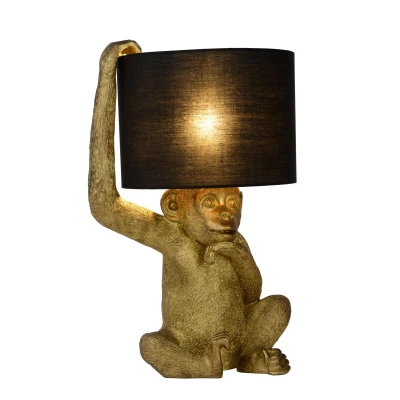 Image of Extravaganza Chimp Retro Table Lamp Ø 30cm 1xE14 Black