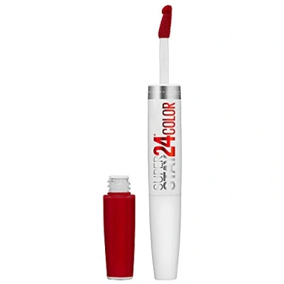 Image of Maybelline SuperStay 24 Hour Dual Ended Lipstick, 560 Red Alert, 9 ml, 1 Count (Pack of 1)