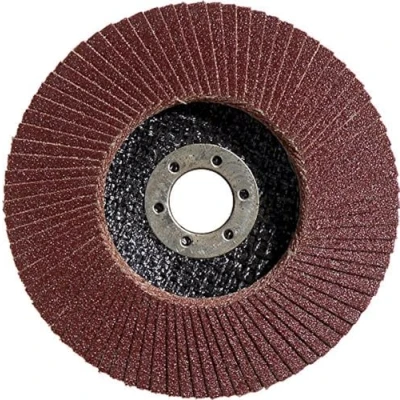Image of Bosch 2608601275 Straight K60 Flap Disc for Metal, 0 V, Black/Red, 125 mm
