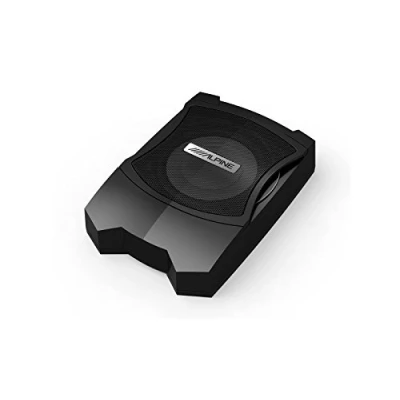 Image of Alpine PWE V80 Underseat Active Subwoofer, Schwarz