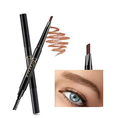 Image of NICEFACE Eyebrow Pencil Light Brown Double Ended Precision Waterproof Brow(Light #4)
