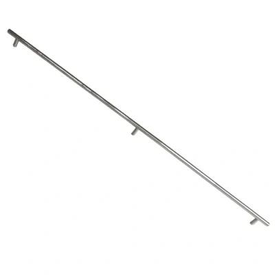 Image of VIBE 12mm Cabinet Pull Handle 835mm (775mm Centre) on Satin Stainless Steel Guardsman (T Bar) for Internal Doors