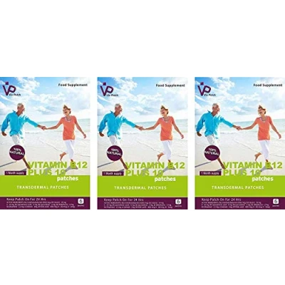 Image of VIE Vitamin B12 Plus 10 Patches, 18 Patches