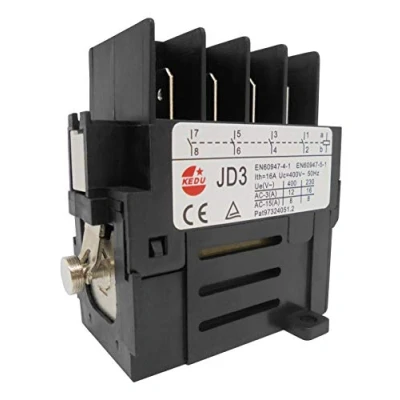 Image of Motor contactor (relay) KEDU JD3 400V 50Hz with 4 NO contacts, 10 pin