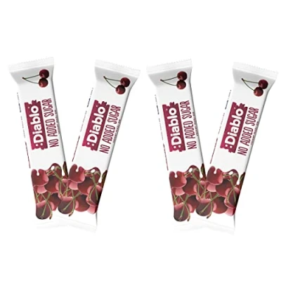 Image of Diablo Yoghurt &amp; Muesli Bar Cherry No Added Sugar Sweetened with Maltitol Breakfast Bars Diabetic Friendly Hamper Available Perfect for Gifting 1 30g (Pack Of 4)