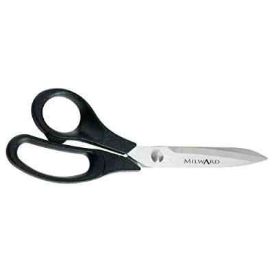 Image of Milward Tailors Shears with Plastic Handle, Steel, Multi Colour, 21 cm