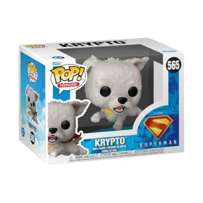 Image of Funko Pop! Keychain: Superman 2025 Novelty Keyring Collectable Mini Figure Stocking Filler Gift Idea Official Merchandise Movies Fans Backpack Decor