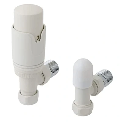 Image of Eastbrook 15mm Angled TRV and Lockshield Valve