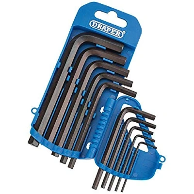 Image of Draper Metric Hexagon Key Set with Storage Holder (10 Piece)