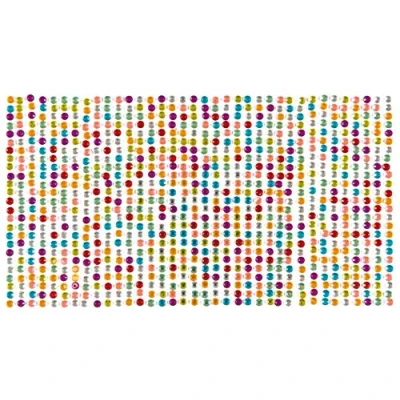 Image of Baker Ross EF554 Rainbow Self Adhesive Acrylic Jewels for Kids&#039; Crafts and Art Projects, Cards, Party Bags, Decorations (Pack of 900)