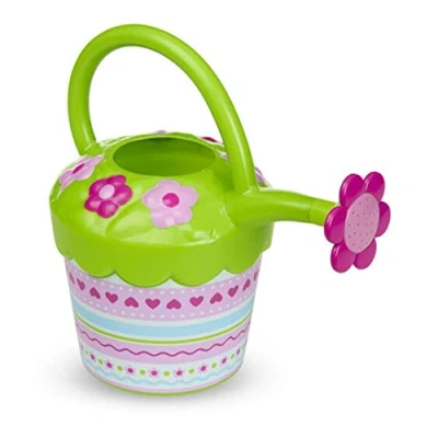 Image of Melissa &amp; Doug Sunny Patch Pretty Petals Flower Watering Can Pretend Play Toy