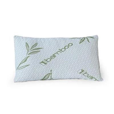 Image of Shredded Memory Foam Soft Bamboo Pillow Orthopaedic Temperature Sensitive removable Cover, Anti Bacterial Support Snore &amp; Pain Relief Pillows, 70x40 cm (Pack of 2)