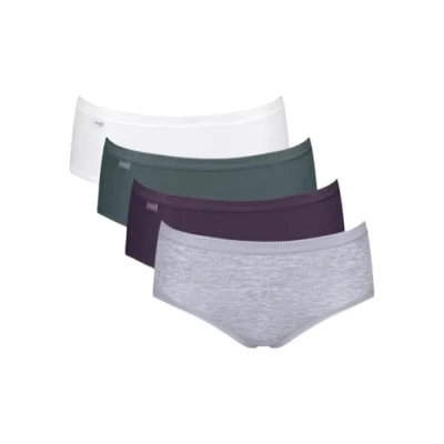 Image of Basic+ Midi Briefs (3 Pack) White/Green/Purple/Blue White 2XL 18