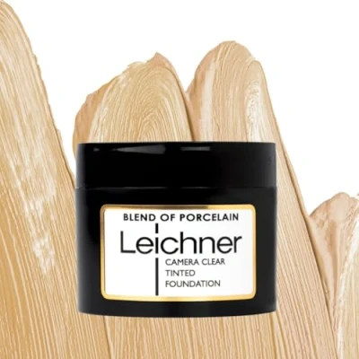 Image of Leichner Camera Clear Tinted Foundation Pots Porcelain, Day Long Moisturiser Foundation, 30 ml