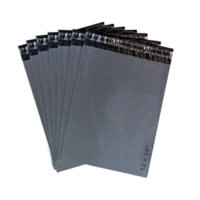 Image of 25 x Postage Bags Plastic with Waterproof Grey Mailing Bag (13&quot; 19&quot;) L1052