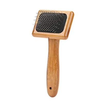 Image of Smandy Slicker Dog Brushes Professional Pet Grooming Brush Soft Curved for Medium and Long Haired Dogs Cats (#2)