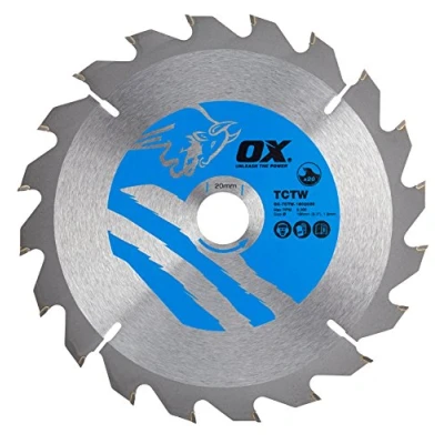 Image of OX Wood Cutting Circular Saw Blade 160/20mm, 20 Teeth ATB