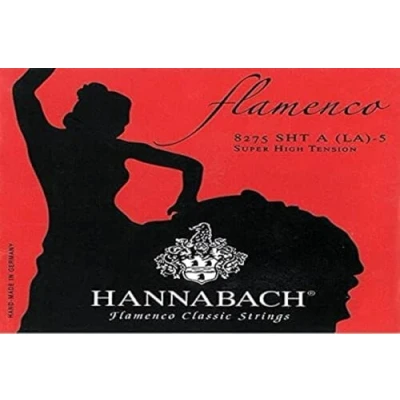 Image of Hannabach classical guitar strings Flamenco Series 827 Super High Tension set of 3 bass Made in Germany 8277SHT