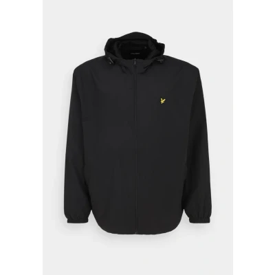 Image of Lyle &amp; Scott ZIP Through Hooded Jacket Summer jacket, Men&#039;s, Size: 3XL, Jet black