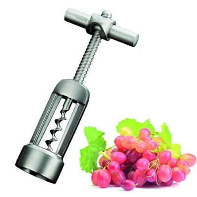 Image of Westmark Bell Corkscrew with Cork Remover, Monopol Edition, steel/die cast zinc, Barolo, satin finish, 62603380