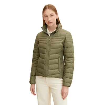Image of TOM TAILOR Women&#039;s 1033288 Jacket, 10905 Tree Moss Green, L