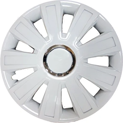 Image of 5x Simply 14&quot; Inferno White Wheel Trim Set SWT131