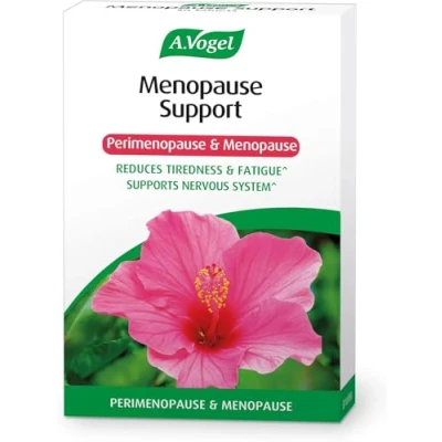 Image of A.Vogel Menopause Support for Perimenopause, &amp; Postmenopause Symptoms Supplement with Soy Isoflavones, Magnesium Hibiscus 30 Tablets